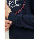Ανδρική Φούτερ Κουκούλα JACK & JONES 12219670 Μπλέ - Image 5