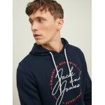 Ανδρική Φούτερ Κουκούλα JACK & JONES 12219670 Μπλέ - Image 7