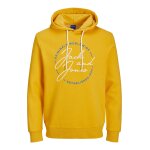 Ανδρική Φούτερ Κουκούλα JACK & JONES 12219670 Κίτρινο