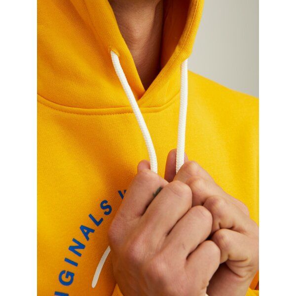Ανδρική  Φούτερ Κουκούλα  JACK & JONES 12219670 Κίτρινο - Image 5