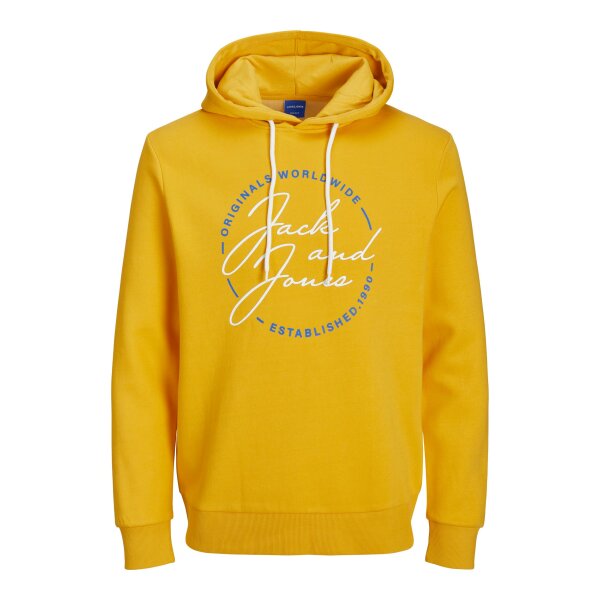 Ανδρική  Φούτερ Κουκούλα  JACK & JONES 12219670 Κίτρινο - Image 1