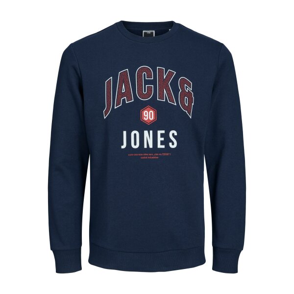 Ανδρική Φούτερ Λαιμόκοψη JACK & JONES 12219828 Μπλέ - Image 1