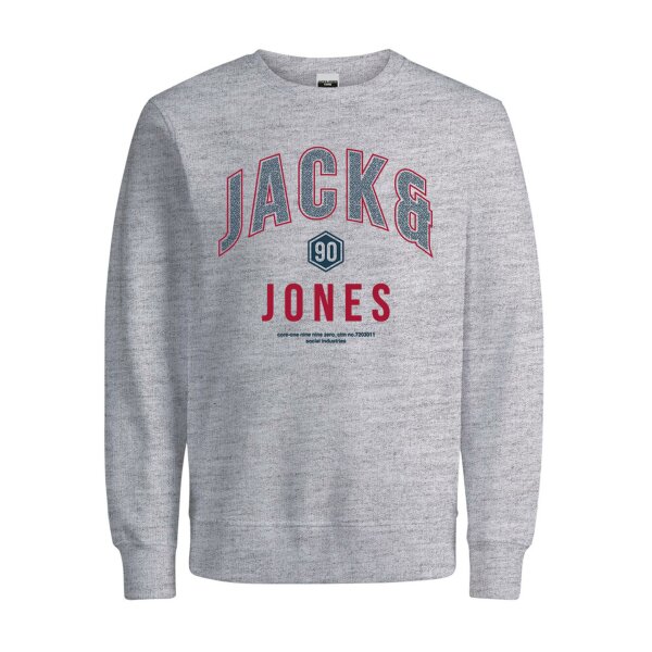 Ανδρική Φούτερ Λαιμόκοψη JACK & JONES 12219828 Γκρί - Image 1