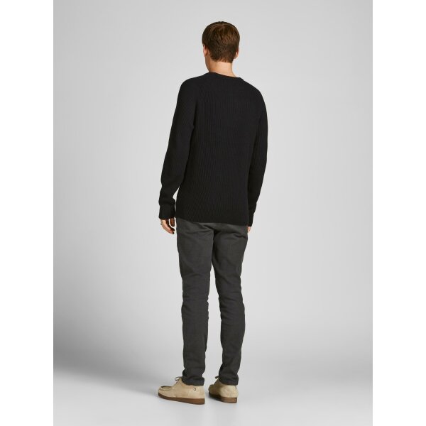 JACK&JONES_AutumnWinter_4037225_12220815 (3) Ανδρικό Πουλόβερ JACK & JONES 12220815 Μαύρο - Image 4