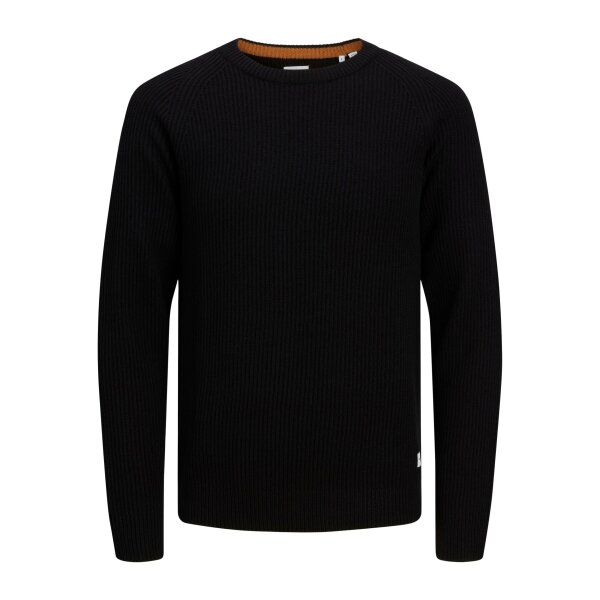 JACK&JONES_AutumnWinter_4037225_12220815 Ανδρικό Πουλόβερ JACK & JONES 12220815 Μαύρο - Image 1