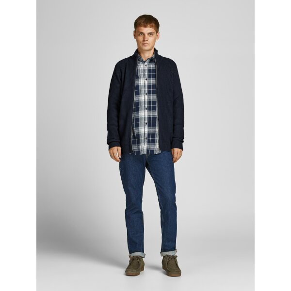 JACK&JONES_AutumnWinter_4037266_12220819 (2) Ανδρική Ζακέτα Πλεκτή JACK & JONES 12220819 Μπλέ - Image 3