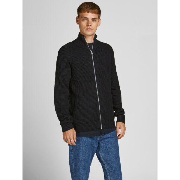 JACK&JONES_AutumnWinter_4037267_12220819 (2) Ανδρική Ζακέτα Πλεκτή JACK & JONES 12220819 Μαύρο - Image 3