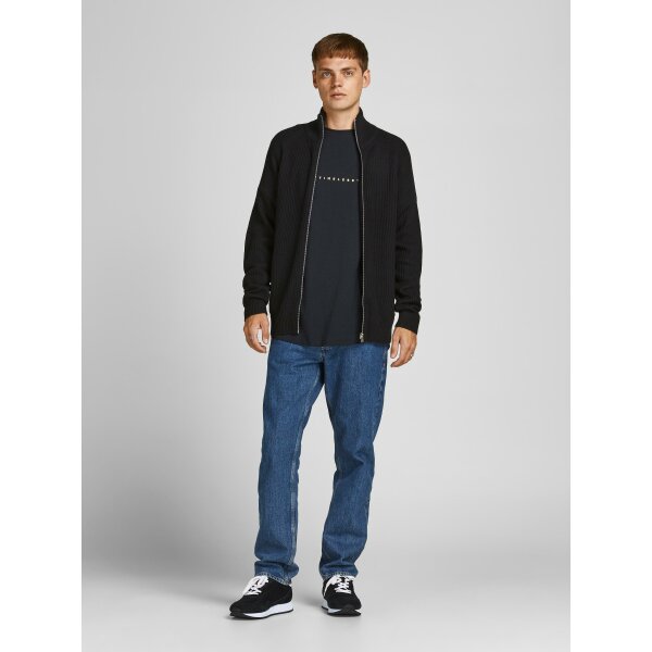 JACK&JONES_AutumnWinter_4037267_12220819 (5) Ανδρική Ζακέτα Πλεκτή JACK & JONES 12220819 Μαύρο - Image 6