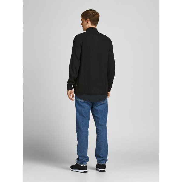 JACK&JONES_AutumnWinter_4037267_12220819 (6) Ανδρική Ζακέτα Πλεκτή JACK & JONES 12220819 Μαύρο - Image 7