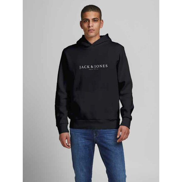 Ανδρική Φούτερ Κουκούλα JACK & JONES 12221967 Μαύρο - Image 2