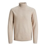 Ανδρικό Πλεκτό Ζιβάγκο JACK & JONES 12199940 Εκρού