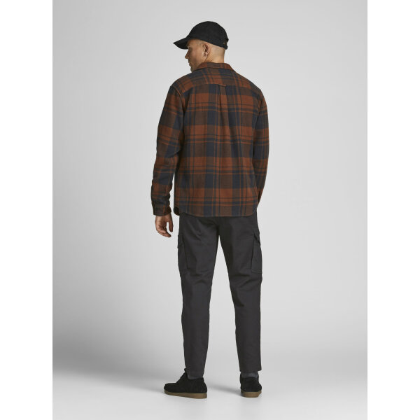 Ανδρικό Παντελόνι CARGO JACK & JONES 12194240 Μαύρο - Image 4