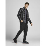 Ανδρικό Παντελόνι CARGO JACK & JONES 12194240 Μαύρο - Image 5