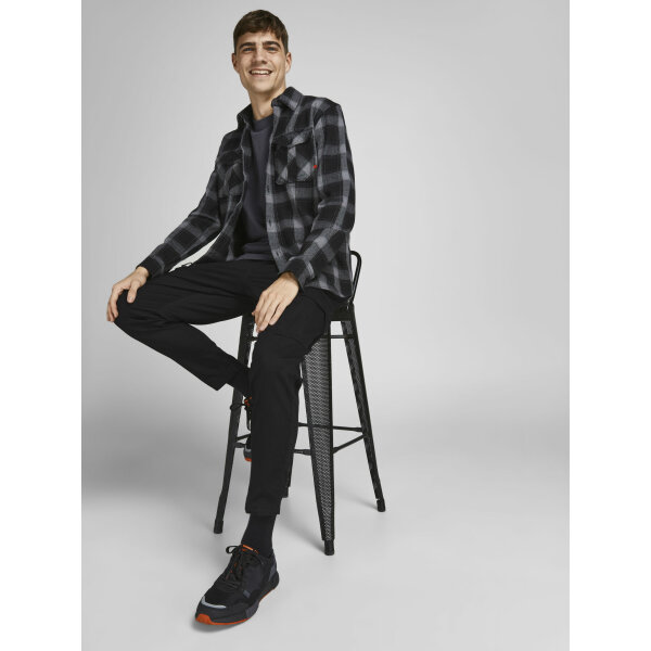 Ανδρικό Παντελόνι CARGO JACK & JONES 12194240 Μαύρο - Image 8