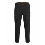 Ανδρικό Παντελόνι CARGO JACK & JONES 12194240 Μαύρο