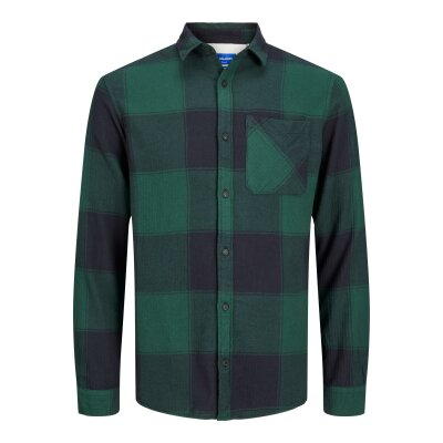Ανδρικό Πουκάμισο Καρό JACK & JONES 12215467 Πράσινο
