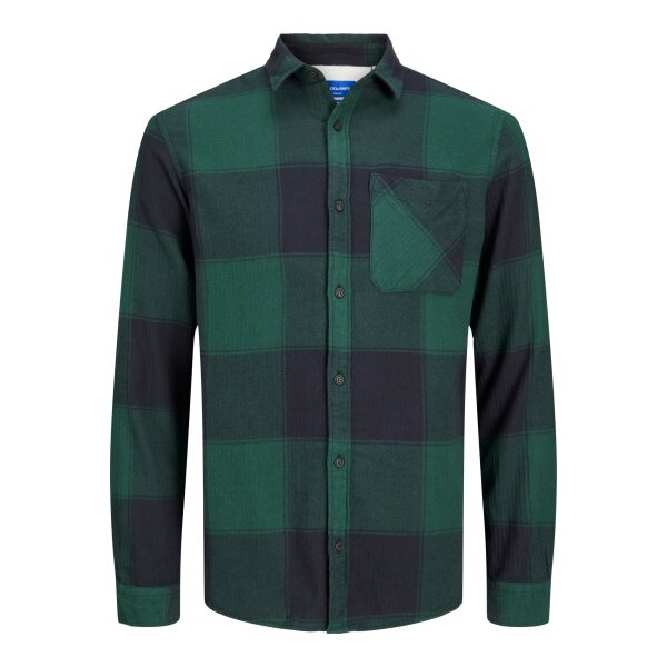JACK&JONES_Noos2023_3964649_12215467 Ανδρικό Πουκάμισο Καρό JACK & JONES 12215467 Πράσινο - Image 1