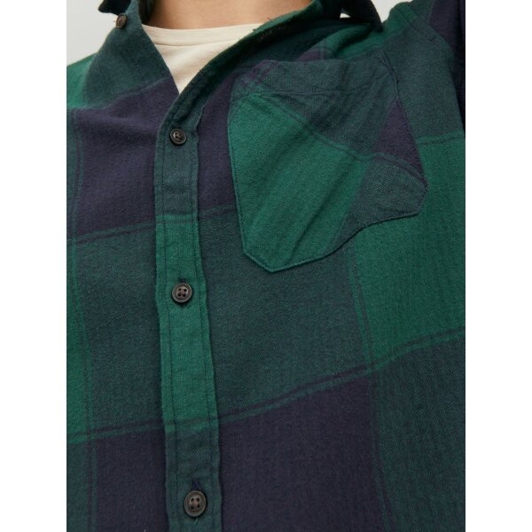 JACK&JONES_Noos2023_3964649_12215467 (7) Ανδρικό Πουκάμισο Καρό JACK & JONES 12215467 Πράσινο - Image 8