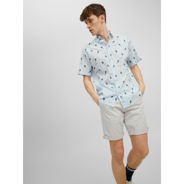 ανδρική Βερμούδα JACK & JONES 12165604 Γκρί - Image 4