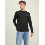 Ανδρική Μπλούζα Μακρυμάνικη JACK & JONES 12211357 Μαύρο - Image 3