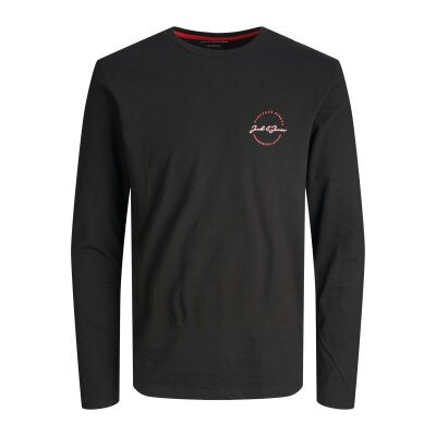 Ανδρική Μπλούζα Μακρυμάνικη JACK & JONES 12211357 Μαύρο