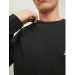 Ανδρική Μπλούζα Μακρυμάνικη JACK & JONES 12211357 Μαύρο - Image 7