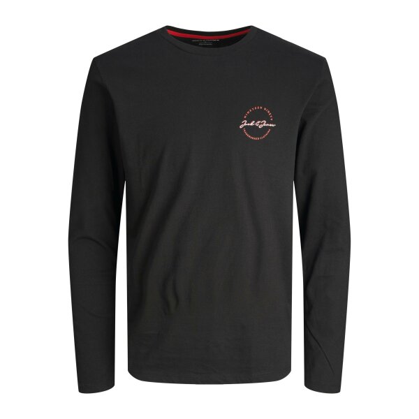 JACK&JONES_SpringSummer2022_3904375_12211357 Ανδρική Μπλούζα Μακρυμάνικη JACK & JONES 12211357 Μαύρο - Image 1