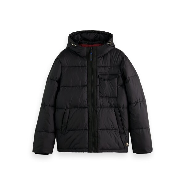 Ανδρικό Μπουφάν PUFFER SCOTCH & SODA 169101 Μαύρο - Image 3