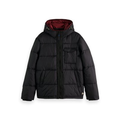 Ανδρικό Μπουφάν PUFFER SCOTCH & SODA 169101 Μαύρο