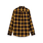 Ανδρικό Πουκάμισο Καρό SCOTCH & SODA 169058 Κίτρινο