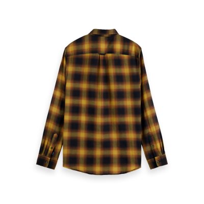 Ανδρικό Πουκάμισο Καρό SCOTCH & SODA 169058 Κίτρινο
