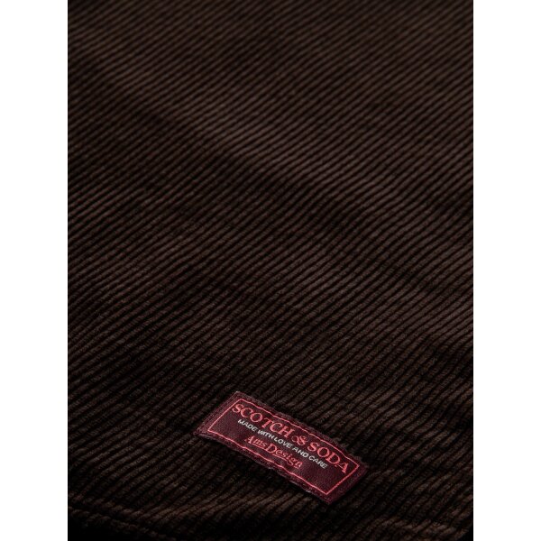 Ανδρικό Πουκάμισο Κοτλέ SCOTCH & SODA 169061 Καφέ - Image 3