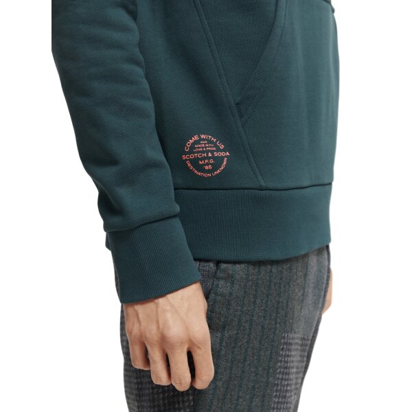 Ανδρική Φούτερ Κουκούλα  SCOTCH & SODA 169194 Πράσινο - Image 5