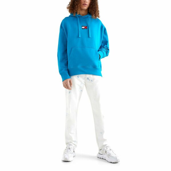 dm0dm10904-ct7_tommyjeans_men_hoodie_ciel_5_1 Ανδρική Φούτερ Κουκούλα TOMMY JEANS BADGE HOODIE DM0DM10904 Γαλάζιο - Image 5