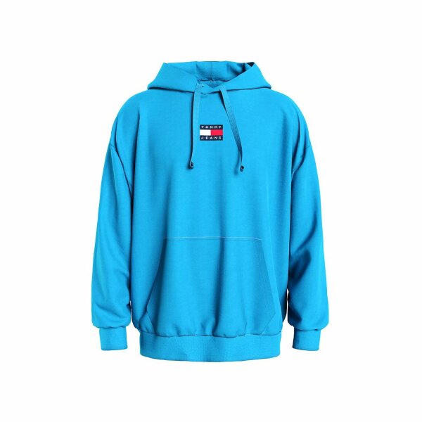 dm0dm10904-ct7_tommyjeans_men_hoodie_ciel_6_1 Ανδρική Φούτερ Κουκούλα TOMMY JEANS BADGE HOODIE DM0DM10904 Γαλάζιο - Image 1