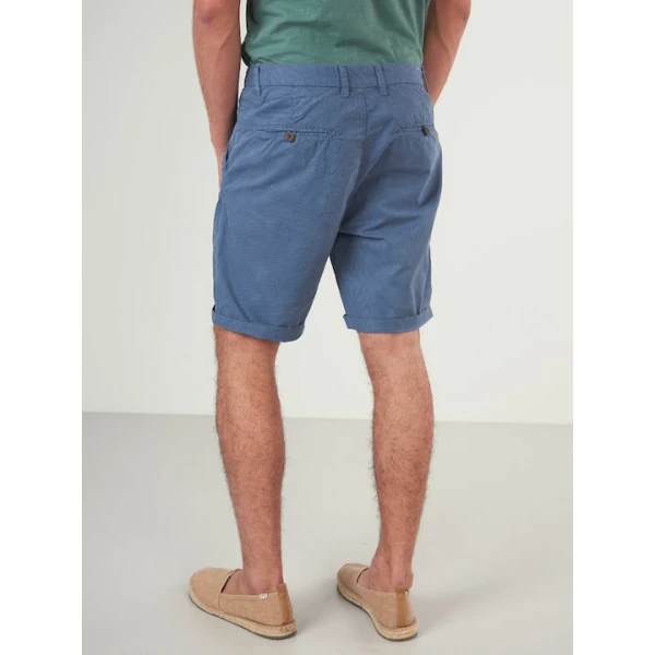 Ανδρική Βερμούδα FUNKY BUDDHA Chino FBM009-03118 Μπλέ - Image 3