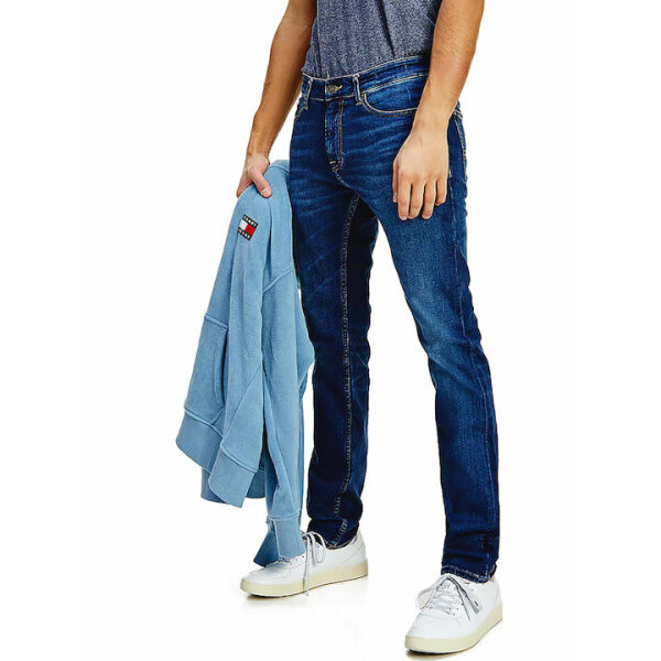 fixedratio_20210804120933_tommy_hilfiger_scanton_andriko_panteloni_tzin_me_slim_efarmogi_mple_dm0dm09553_1bk Ανδρικό Παντελόνι Τζιν TOMMY JEANS SCANTON SLIM DM0DM09553 Μπλέ - Image 4