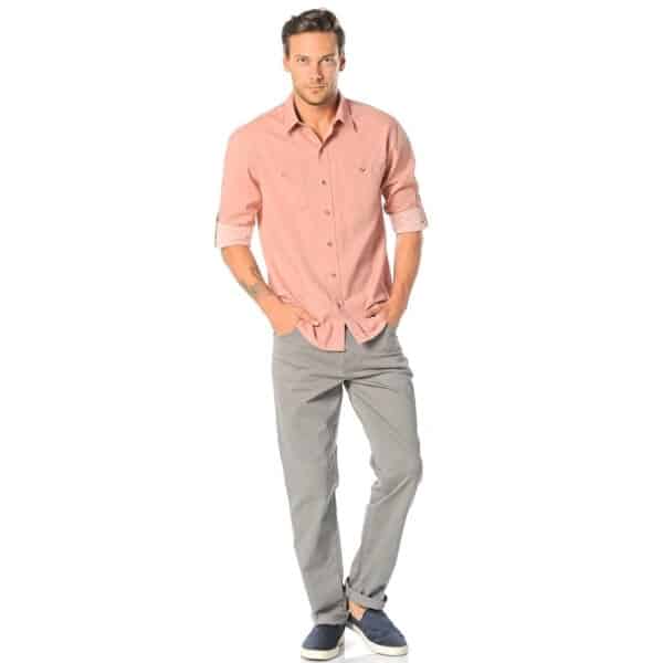 Ανδρικό Παντελόνι WRANGLER TEXAS W1211957Z Γκρί - Image 1