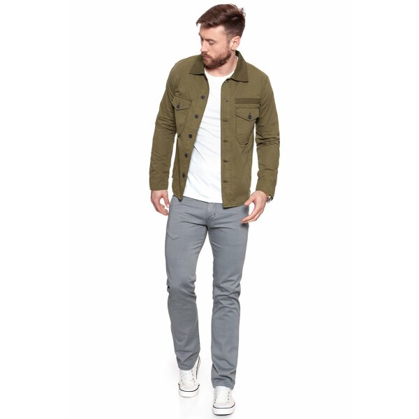 pol_pl_WRANGLER-SPODNIE-MESKIE-ARIZONA-MONUMENT-GREY-W12OHJ68B-9193_11 Ανδρικό Παντελόνι WRANGLER ARIZONA W12OHJ68B Γκρί - Image 1