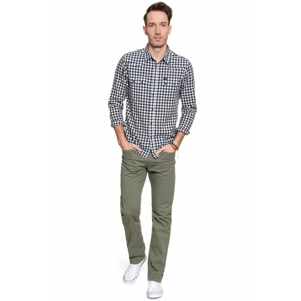 pol_pl_WRANGLER-SPODNIE-MESKIE-ARIZONA-MOSS-GREEN-W12OS5330-15439_13 Ανδρικό Παντελόνι WRANGLER ARIZONA W12OS5330 Λαδί - Image 1