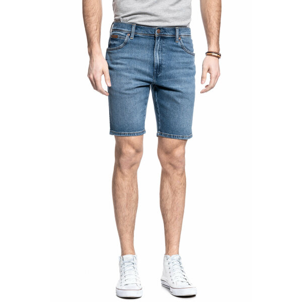 Ανδρική Βερμούδα Τζιν WRANGLER W11C-U5-42Q Μπλέ Ξεθωριασμένη - Image 2