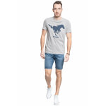 Ανδρική Βερμούδα Τζιν WRANGLER W11C-U5-42Q Μπλέ Ξεθωριασμένη