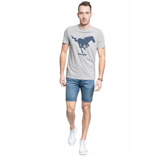 Ανδρική Βερμούδα Τζιν WRANGLER W11C-U5-42Q Μπλέ Ξεθωριασμένη - Image 1