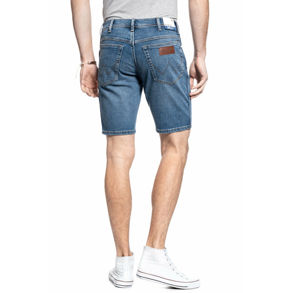 Ανδρική Βερμούδα Τζιν WRANGLER W11C-U5-42Q Μπλέ Ξεθωριασμένη - Image 6