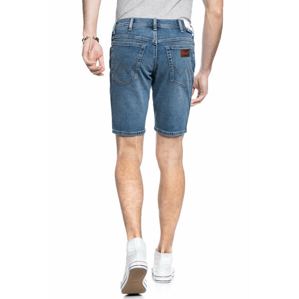 Ανδρική Βερμούδα Τζιν WRANGLER W11C-U5-42Q Μπλέ Ξεθωριασμένη - Image 7