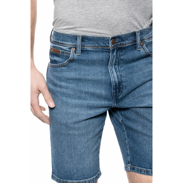 Ανδρική Βερμούδα Τζιν WRANGLER W11C-U5-42Q Μπλέ Ξεθωριασμένη - Image 8