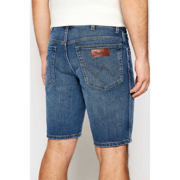 Ανδρική Βερμούδα Τζιν WRANGLER W15U-91-93M Μπλέ φθορές - Image 2