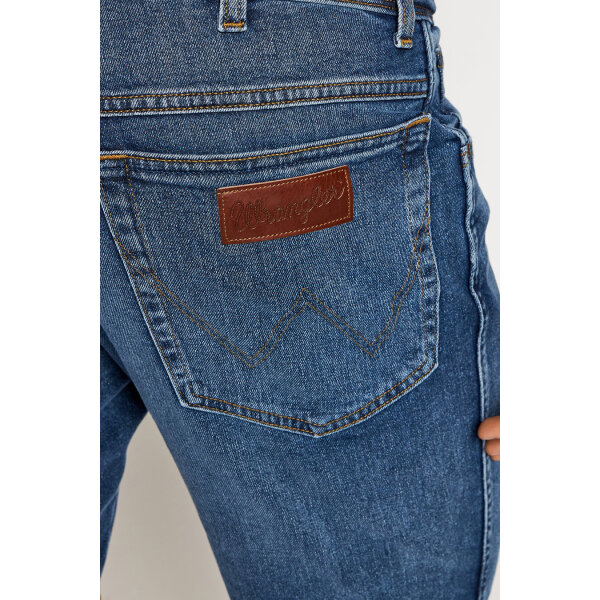 Ανδρική Βερμούδα Τζιν WRANGLER W15U-91-93M Μπλέ φθορές - Image 3