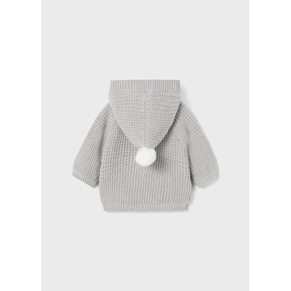 ζακετα-πλεκτη-νεογεννητο_id_12-02392-045-L-5 Ζακέτα Πλεκτή Γκρι 12-02392-045 - Image 2