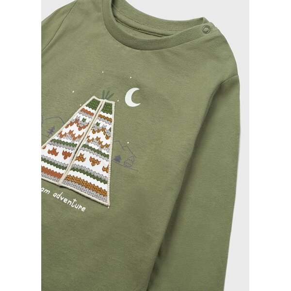 Μπλούζα μακρυμάνικη Πράσινο 12-02007-054 - Image 3